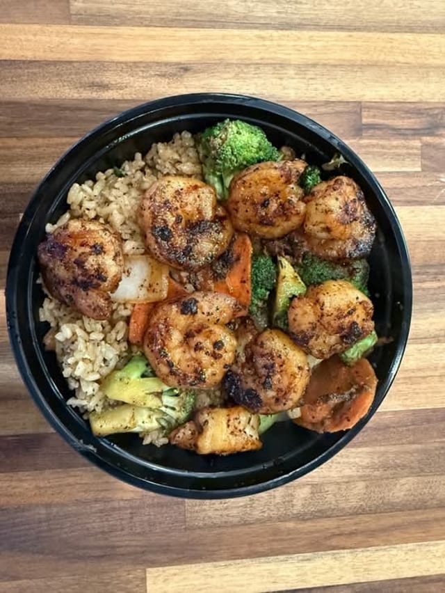 Shrimp and Steak Fire Bowl.