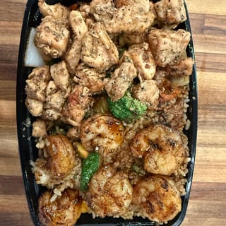 Chicken and Shrimp Fire Bowl